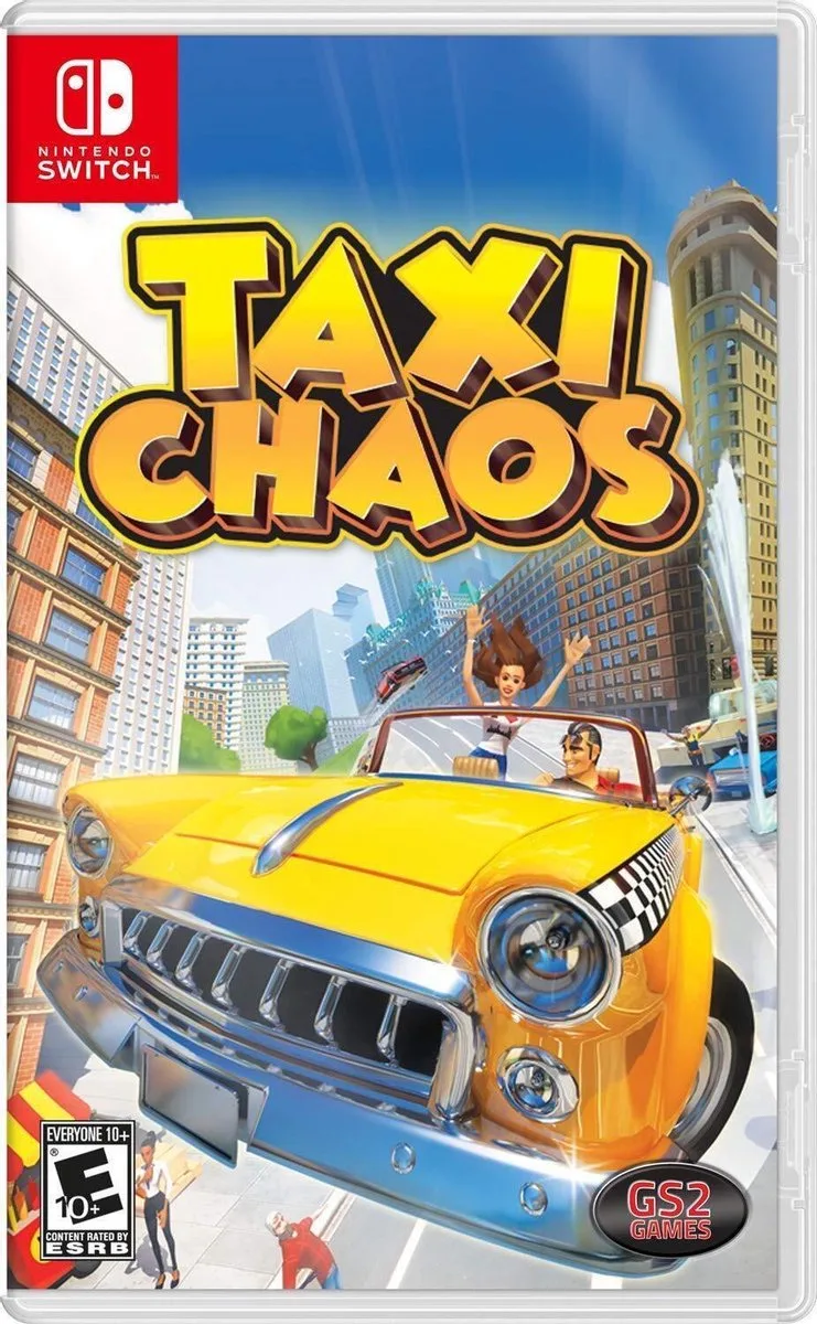 Taxi Chaos (USA) by Mindscape, Nintendo Switch – cover