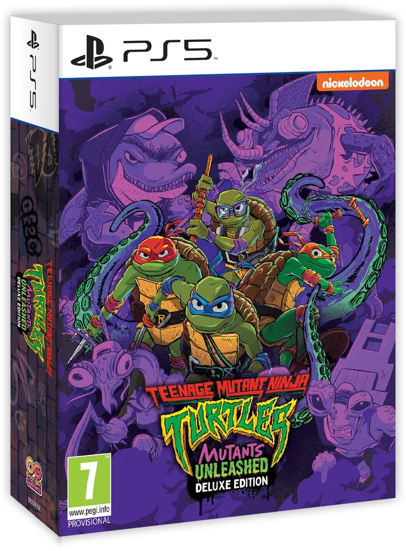 Teenage Mutant Ninja Turtles: Mutants Unleashed: Deluxe Edition de Mindscape, PS5 – jaquette