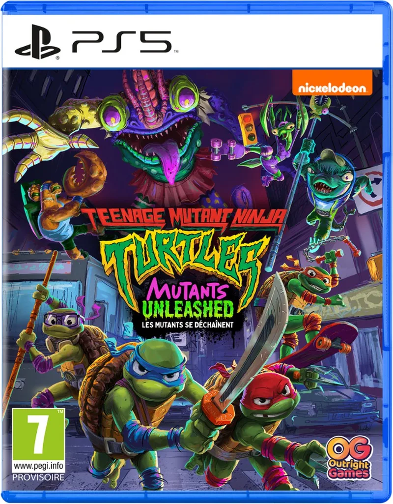 Teenage Mutant Ninja Turtles: Mutants Unleashed van Mindscape, PS5 – cover
