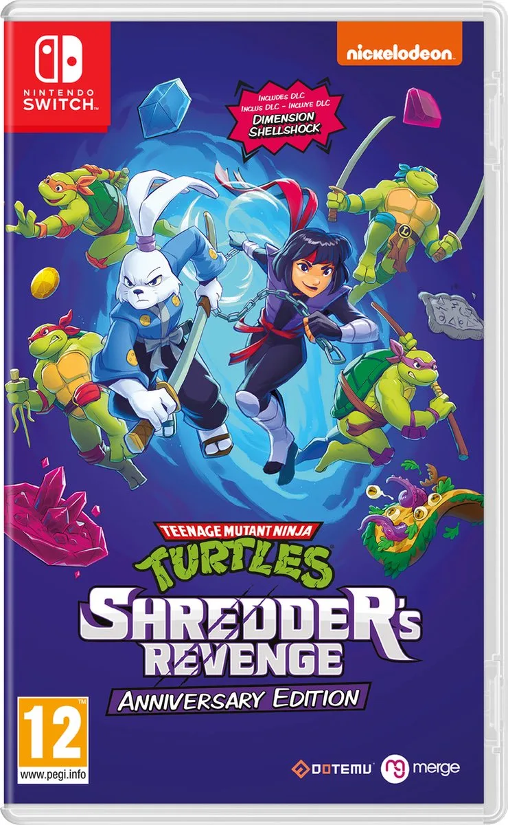 Teenage Mutant Ninja Turtles: Shredder's Revenge - Anniversary Edition by Mindscape, Nintendo Switch – cover