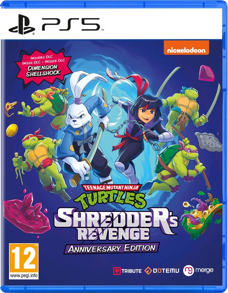 Teenage Mutant Ninja Turtles: Shredder's Revenge - Anniversary Edition by Mindscape, PS5 – cover