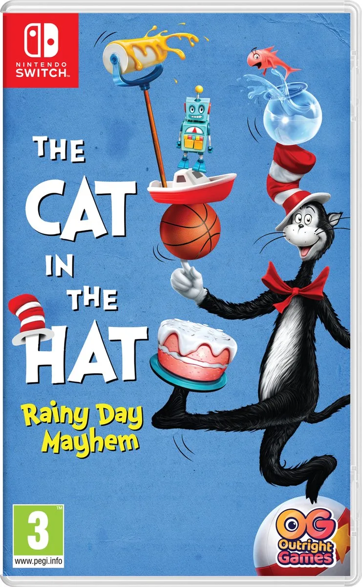 The Cat in the Hat: Rainy Day Mayhem by Mindscape, Nintendo Switch – cover