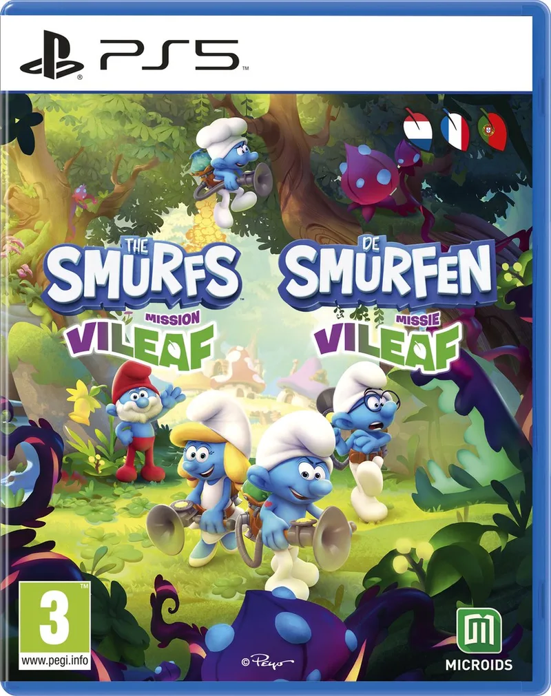 The Smurfs: Mission Vileaf van Mindscape, PS5 – cover