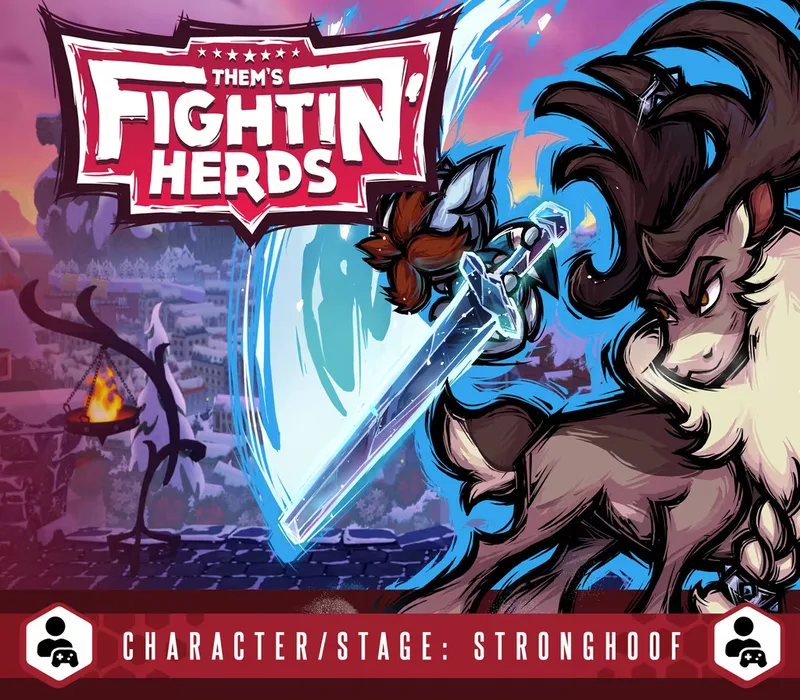 Them’s Fightin' Herds – Character/Stage: Stronghoof DLC van Mindscape – cover