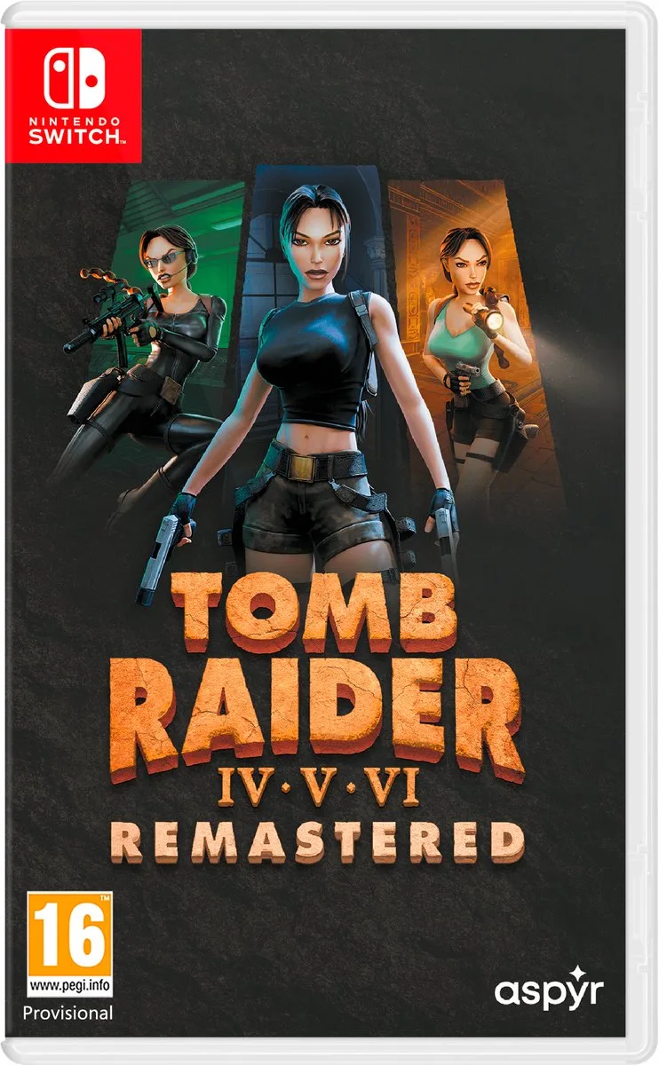 Tomb Raider IV-VI Remastered Starring Lara Croft by Mindscape, Nintendo Switch – cover