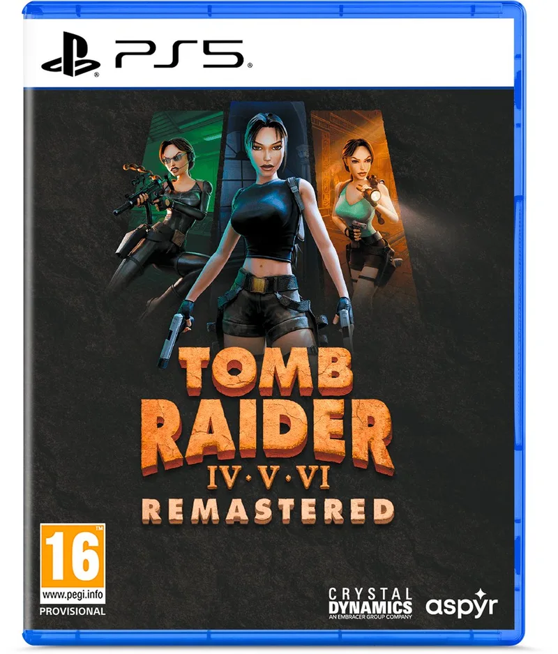 Tomb Raider IV-VI Remastered Starring Lara Croft by Mindscape, PS5 – cover