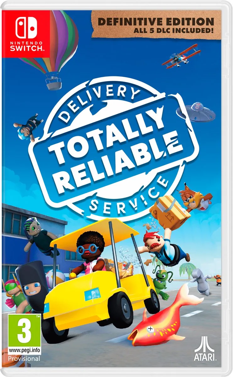 Totally Reliable Delivery Service Definitive Edition van Mindscape, Nintendo Switch – cover
