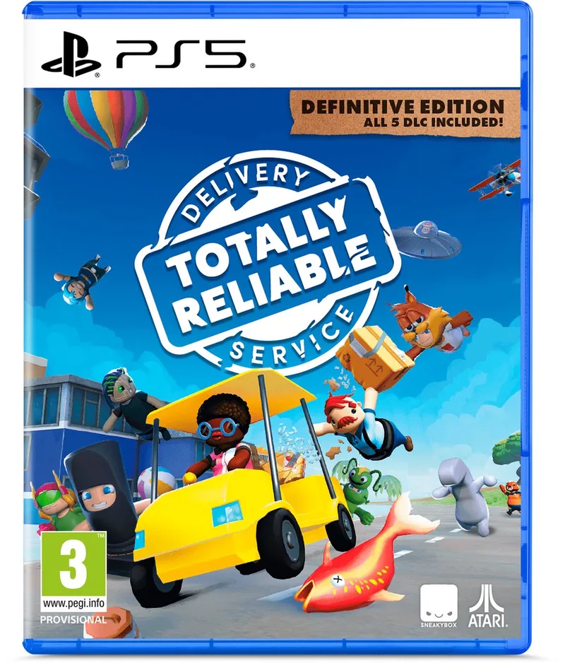 Totally Reliable Delivery Service Definitive Edition van Mindscape, PS5 – cover