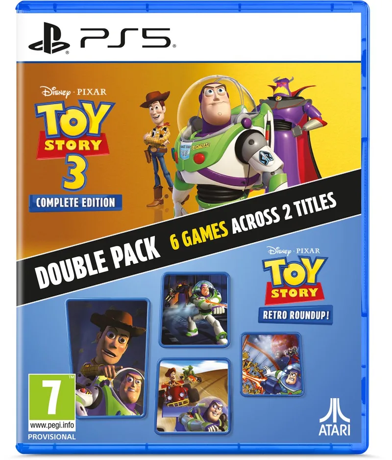 Toy Story Retro Round Up! + Toy Story 3 Complete Edition de Mindscape, PS5 – jaquette