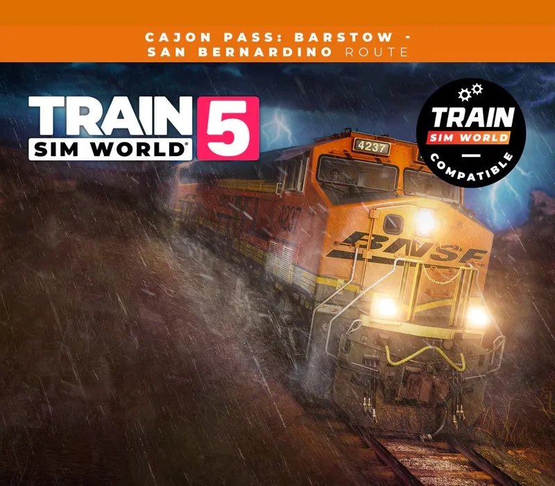 Train Sim World 5 – Cajon Pass: Barstow - San Bernardino Route Add-On DLC de Mindscape – jaquette