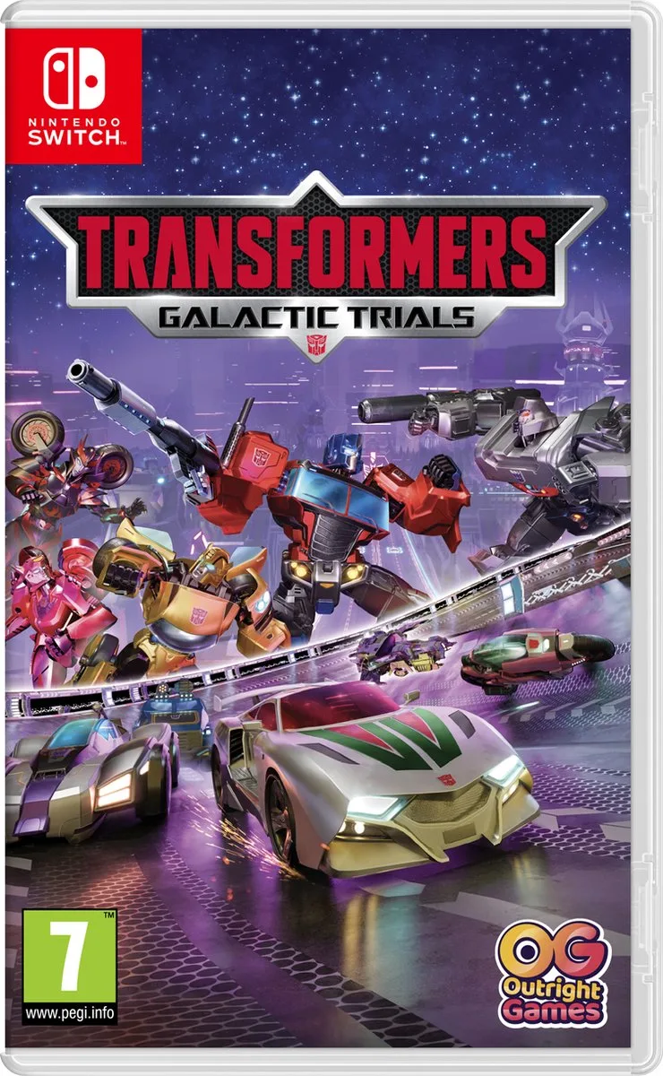 Transformers Galactic Trials van Mindscape, Nintendo Switch – cover