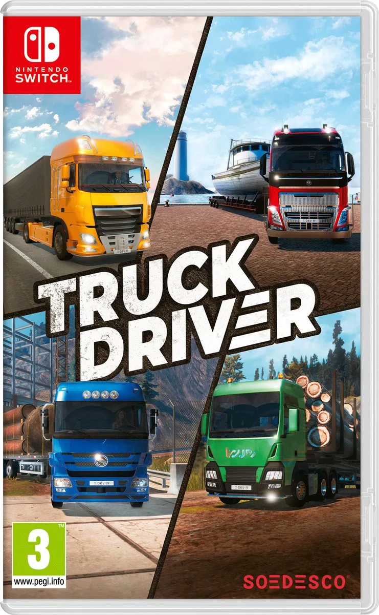 Truck Driver de Mindscape, Nintendo Switch – jaquette