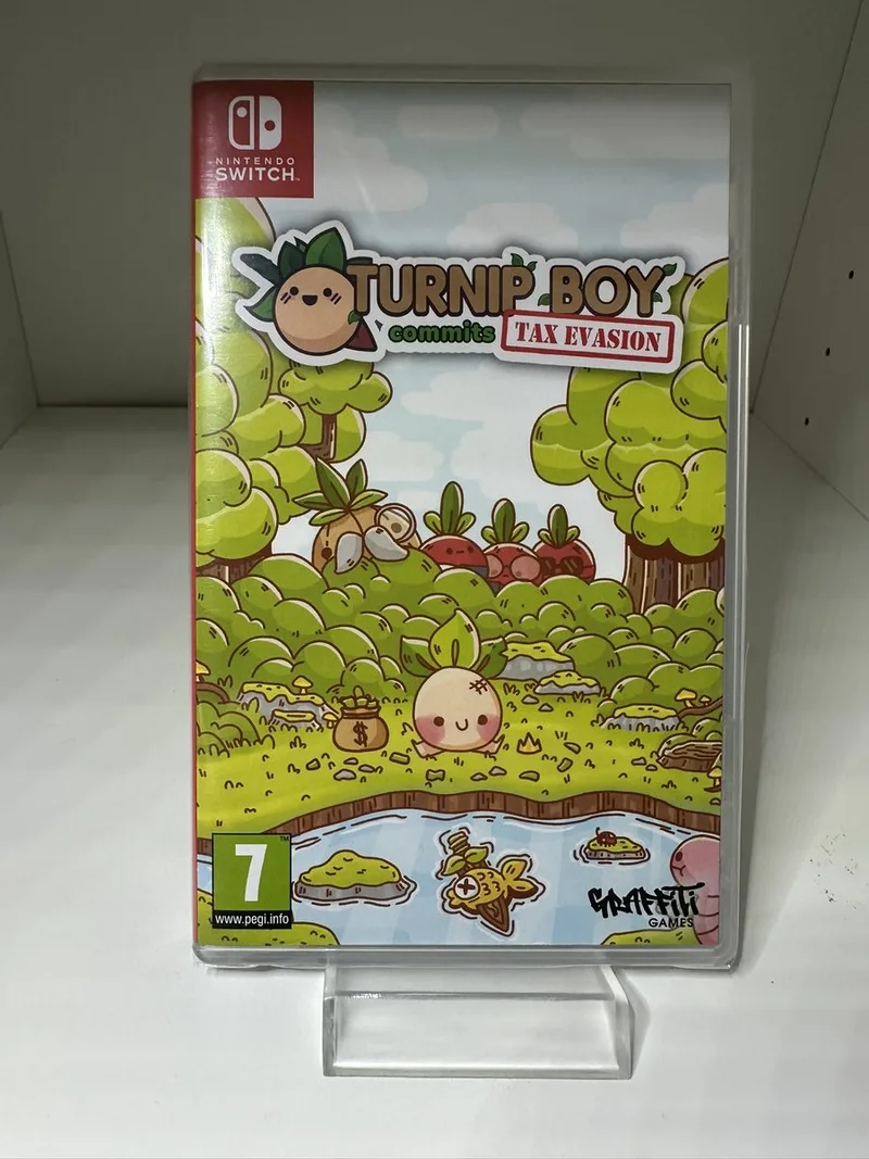 Turnip Boy Commits Tax Evasion van Mindscape, Nintendo Switch – cover