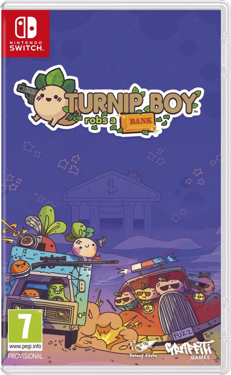 Turnip Boy Robs A Bank van Mindscape, Nintendo Switch – cover