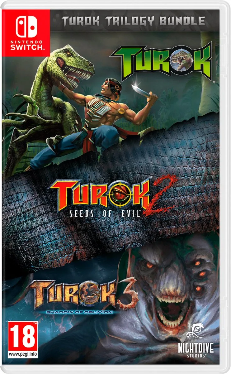 Turok Trilogy Bundle by Mindscape, Nintendo Switch – cover