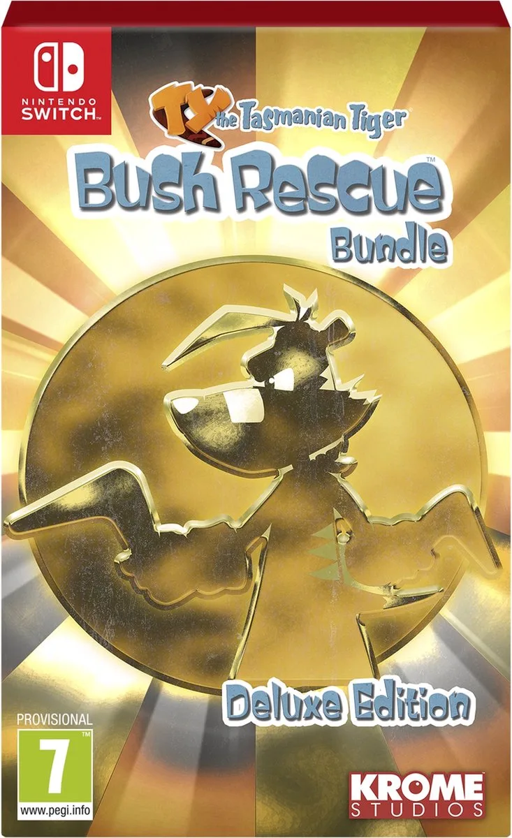 TY the Tasmanian Tiger Bush Rescue Bundle Deluxe van Mindscape, Nintendo Switch – cover