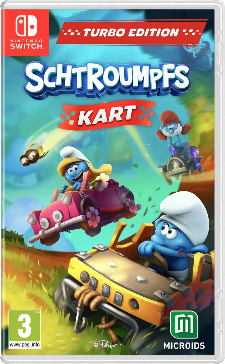 Video game for Switch Microids Les Schtroumpfs Kart fra Mindscape, Nintendo Switch – cover