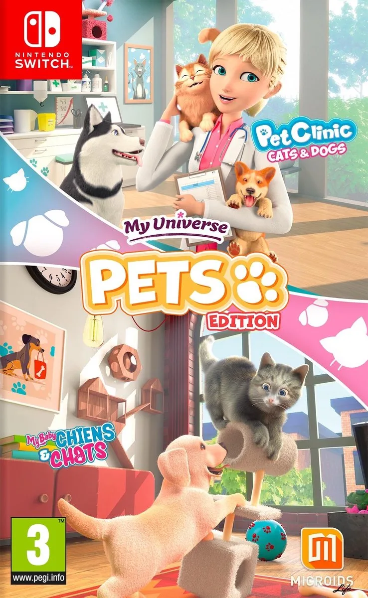 Video game for Switch Microids My Universe Pets från Mindscape, Nintendo Switch – omslag