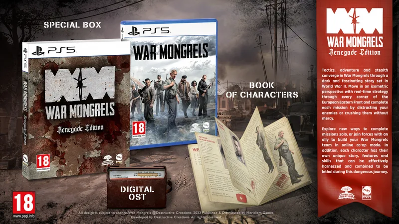 War Mongrels Renegade Edition van Mindscape, PS5 – cover