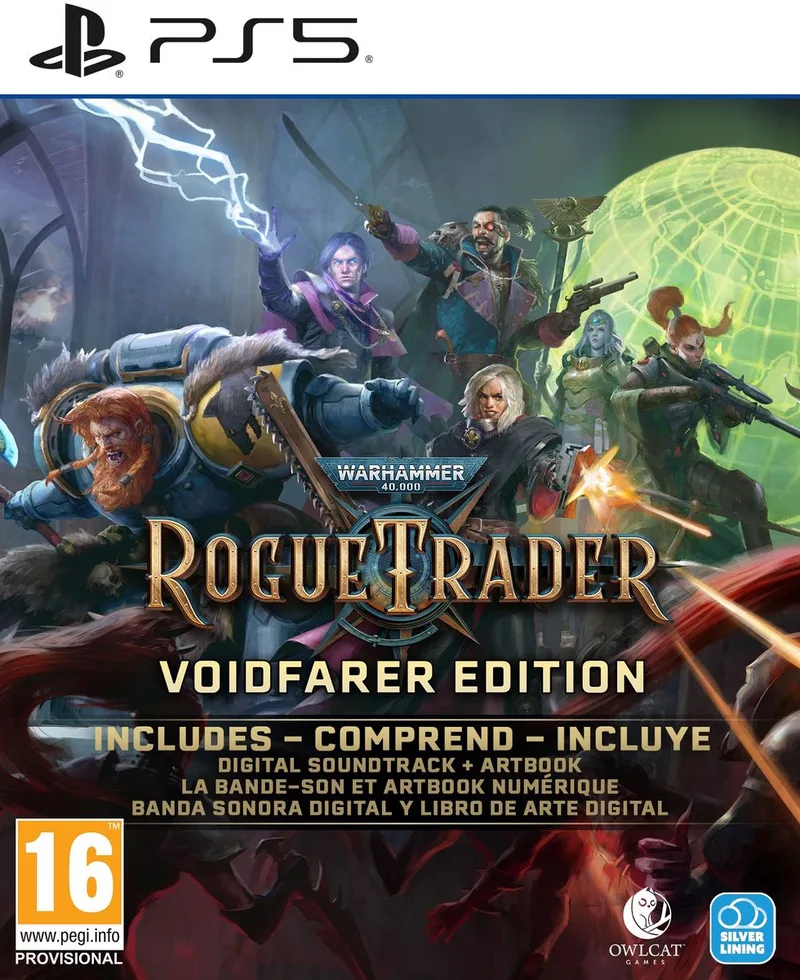 Warhammer 40,000: Rogue Trader - Voidfarer Edition van Mindscape, PS5 – cover