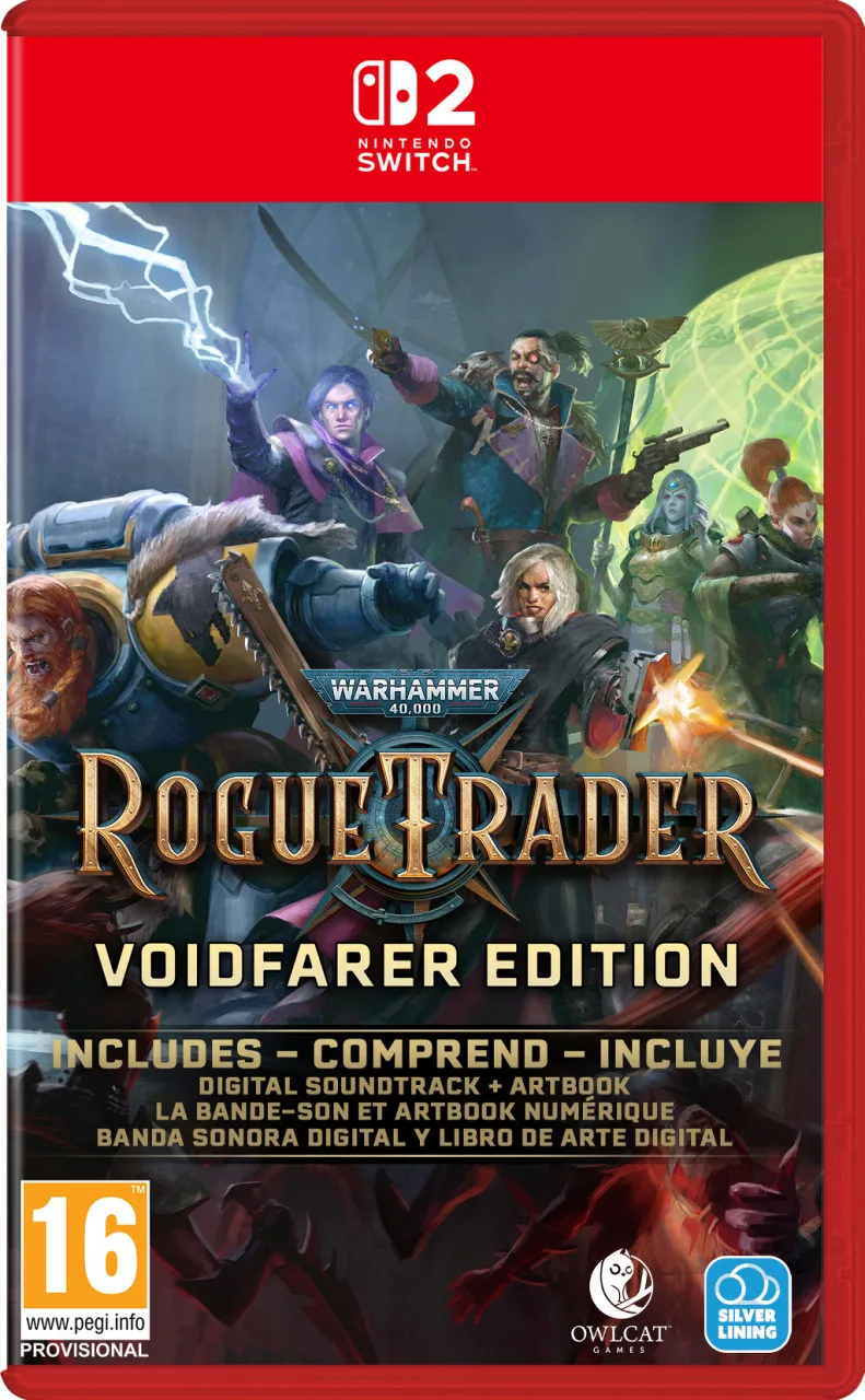 Warhammer 40K Rogue Trader Voidfarer Edition van Mindscape, Nintendo Switch 2 – cover
