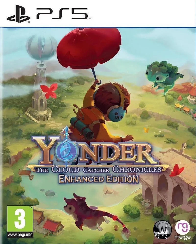 Yonder: The Cloud Catcher Chronicles - Enhanced Edition van Mindscape, PS5 – cover