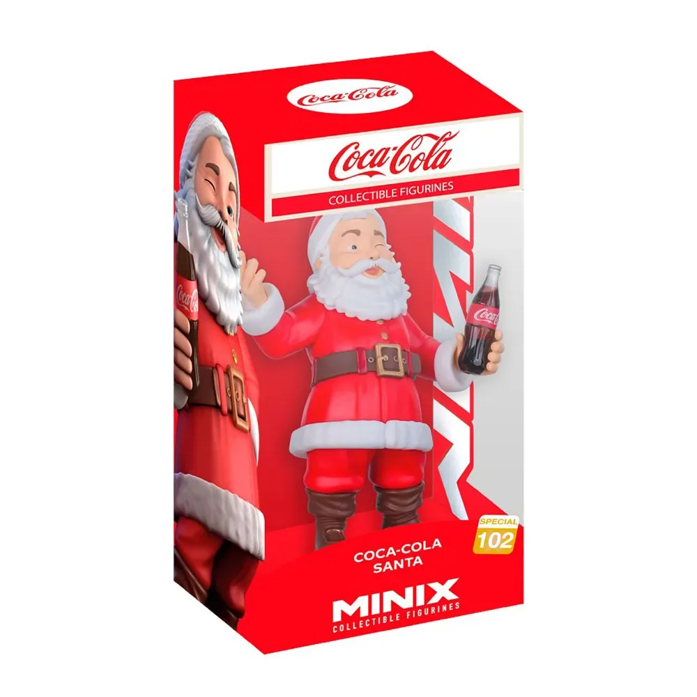 Coca-cola-kerstmanfiguur by Minix – cover