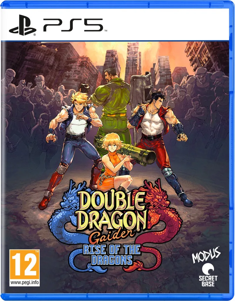 Double Dragon Gaiden: Rise of the Dragons van Modus Games, PS5 – cover