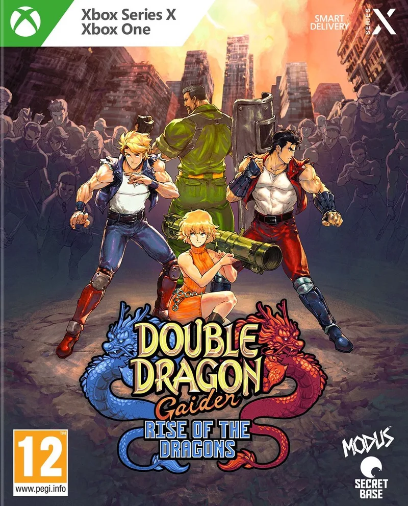 Double Dragon Gaiden: Rise of the Dragons van Modus Games, Xbox Series X | S – cover