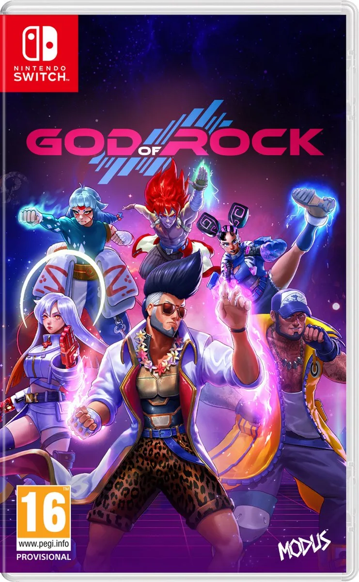 God of Rock van Modus Games, Nintendo Switch – cover