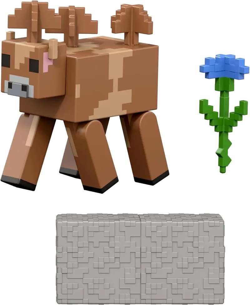 Minecraft Redstone Action Figure - Mooshroom de Mojang – jaquette
