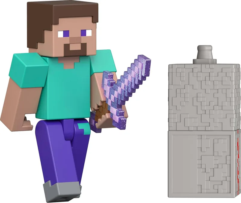 Minecraft Redstone Action Figure - Steve van Mojang – cover 1 van 3