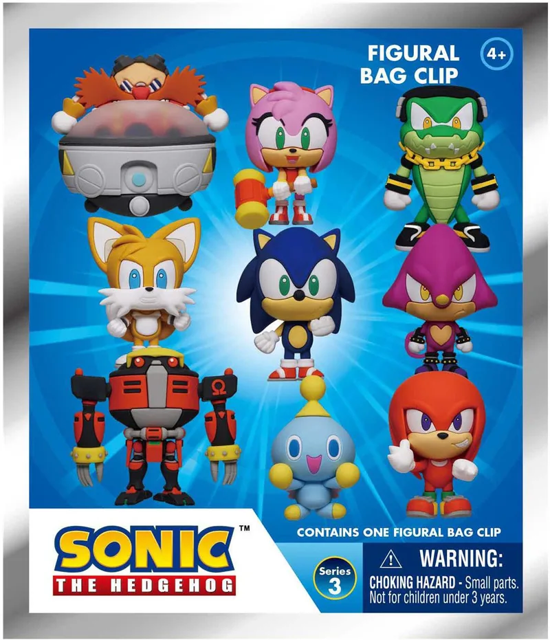 Sonic the Hedgehog 3D Bag Clip Blind Bag - Series 3 van Monogram – cover