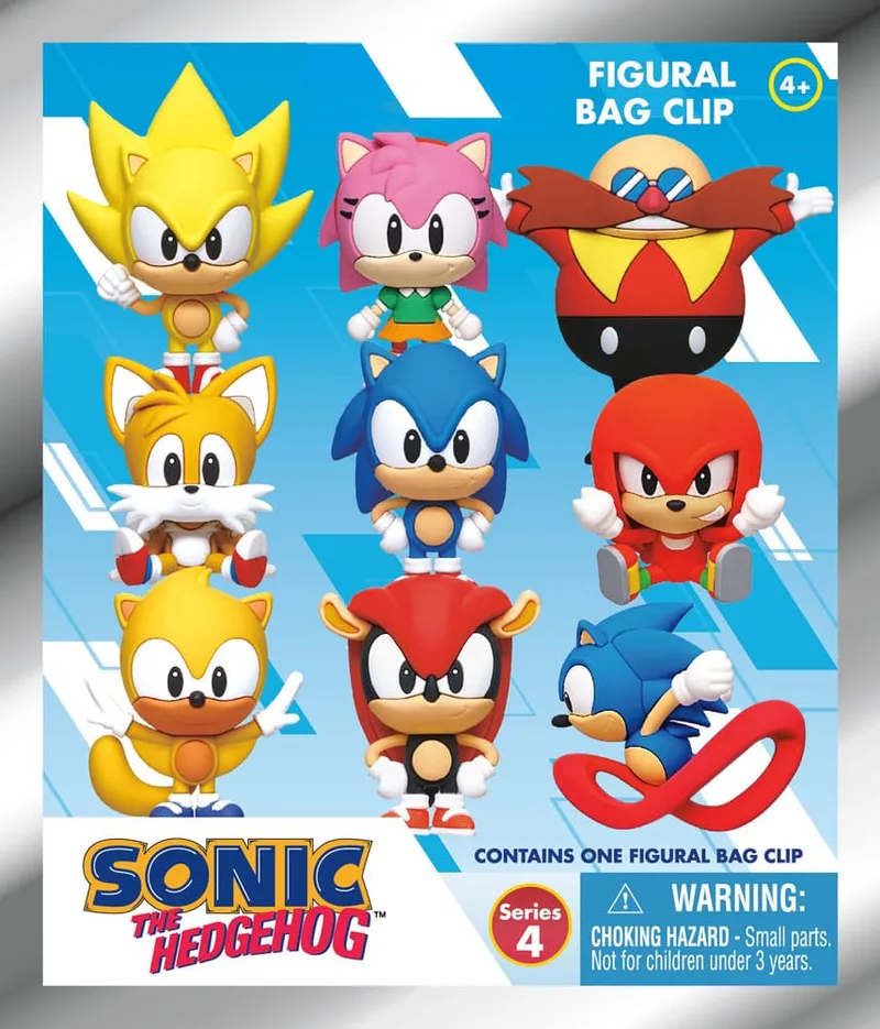 Sonic the Hedgehog 3D Bag Clip Blind Bag - Series 4 van Monogram – cover