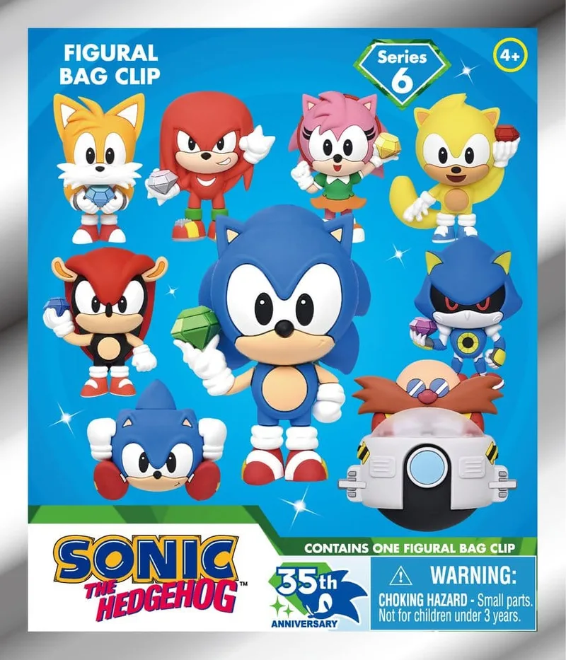 Sonic the Hedgehog 3D Bag Clip Blind Bag - Series 6 van Monogram – cover