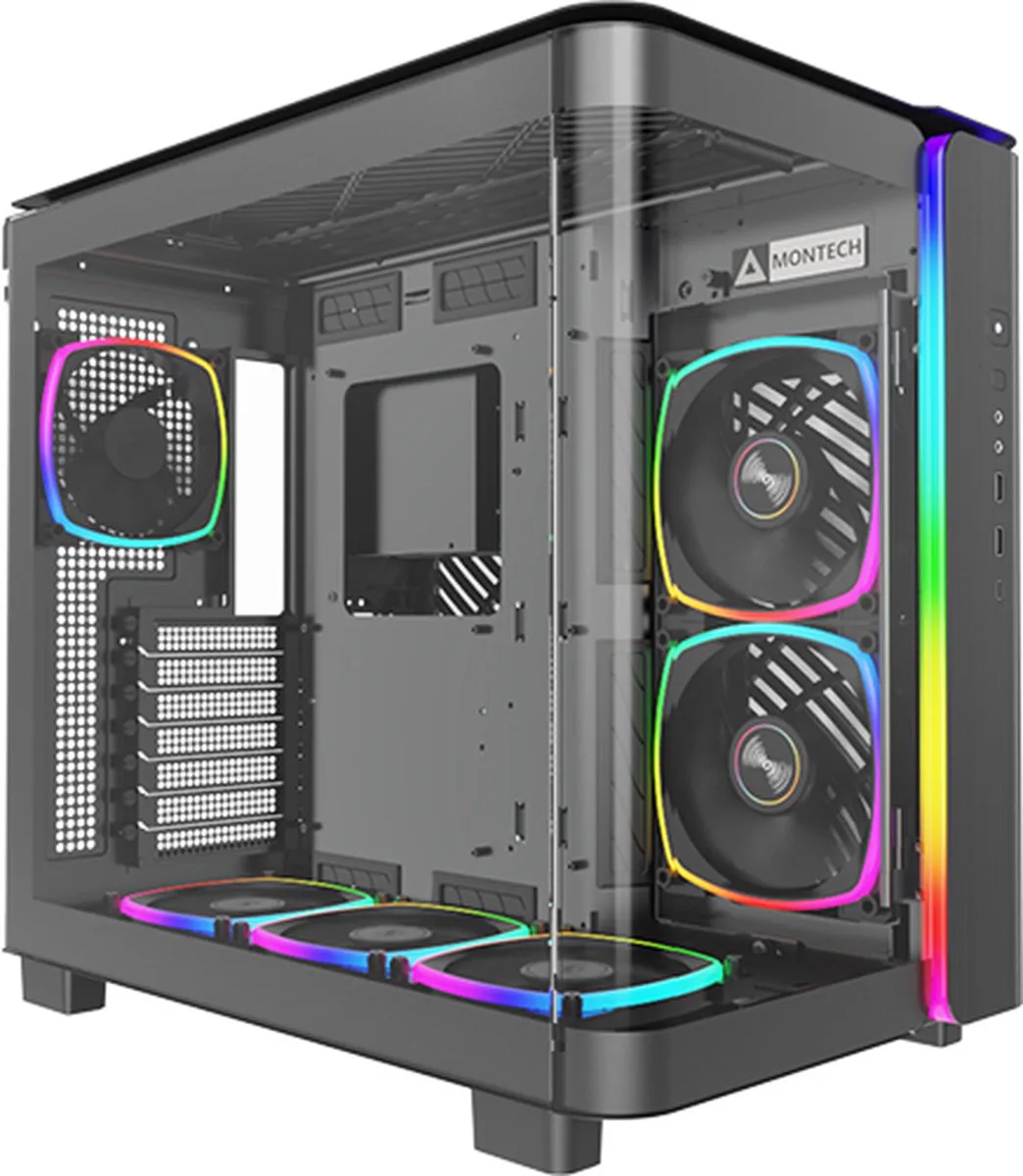 King 95 PRO Midi Tower van Montech, Zwart – cover