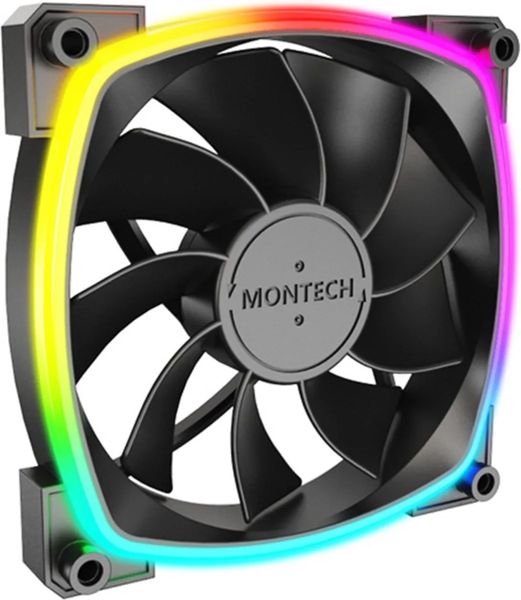 Rx120 Pwm Blæser fra Montech, Sort – cover