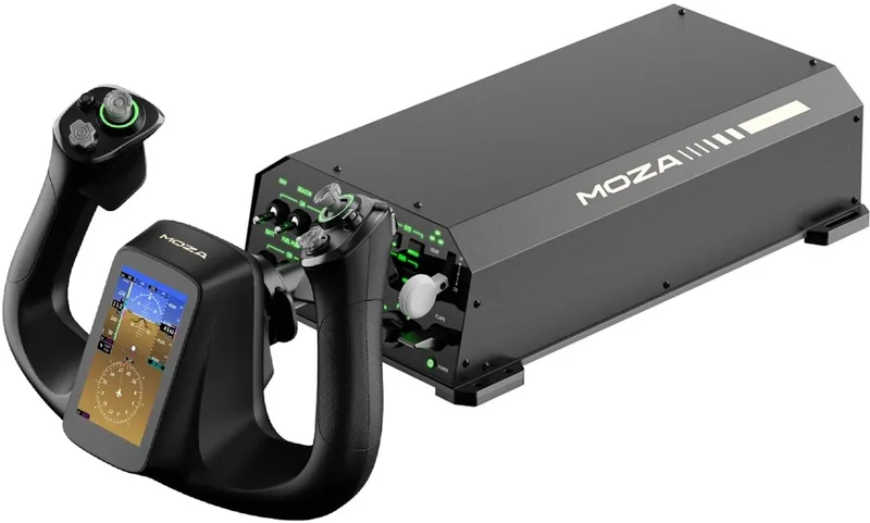 MFY Yoke Pro + AY210 – Professionele Flight Yoke Bundle - PC de Moza Racing – jaquette