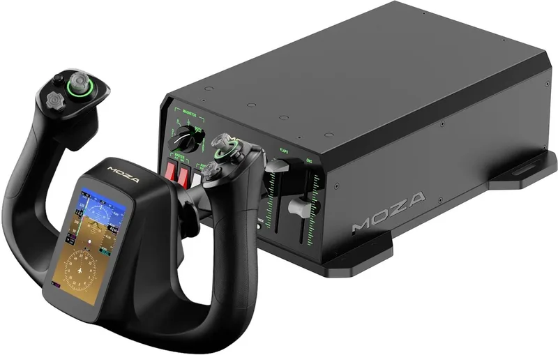 MFY Yoke Pro + AY90 Flight Yoke - 4,2 Nm Force Feedback - Flight Simulator - PC van Moza Racing – cover