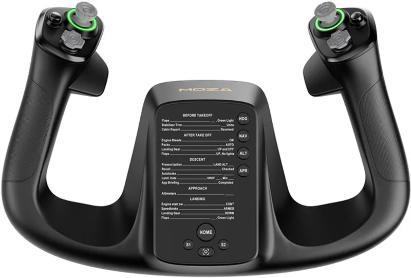 MFY Yoke – Professionele Flight Sim Yoke met 34 programmeerbare ingangen van Moza Racing – cover