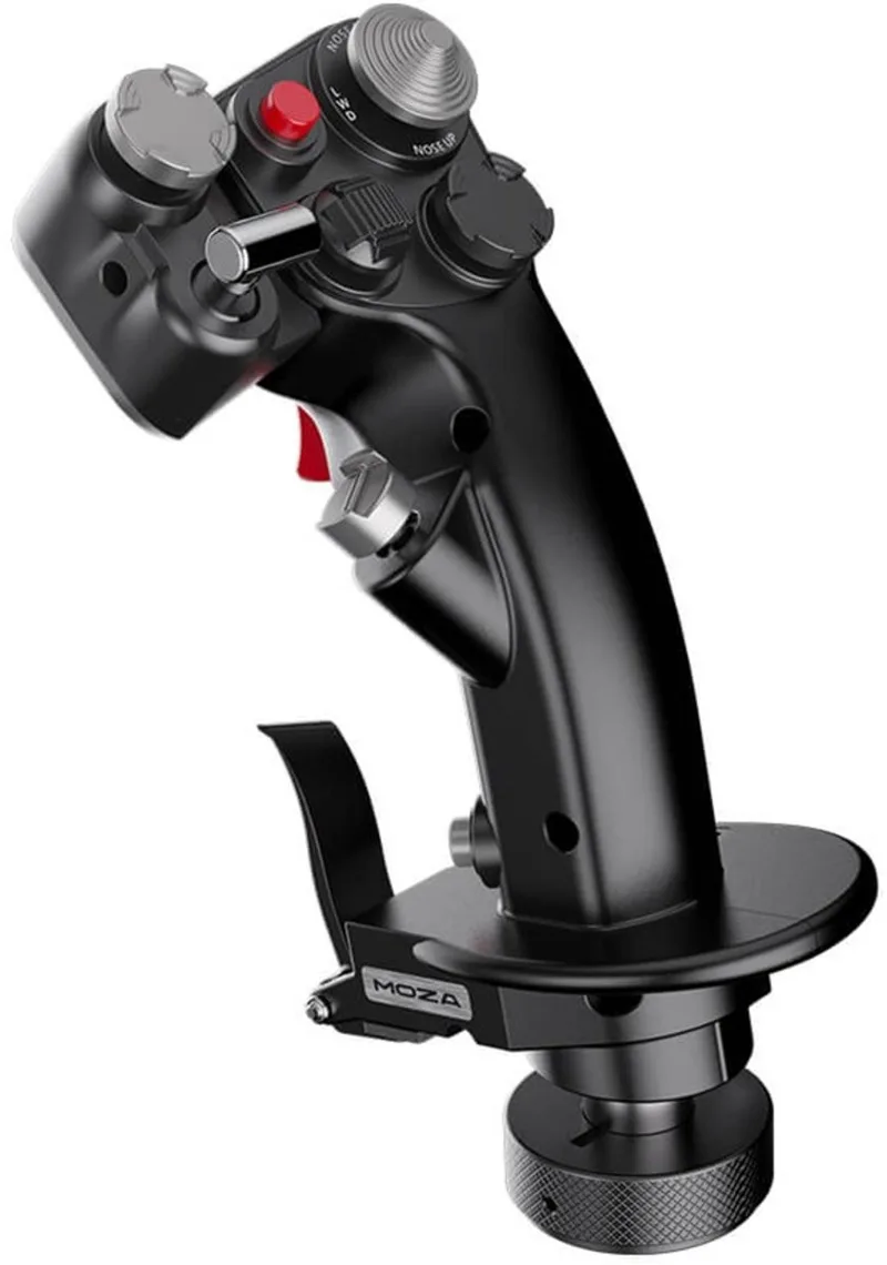 MH16 Flightstick – Add-on Joystick voor Realistische Vluchtsimulatie (Zonder Basis) van Moza Racing – cover