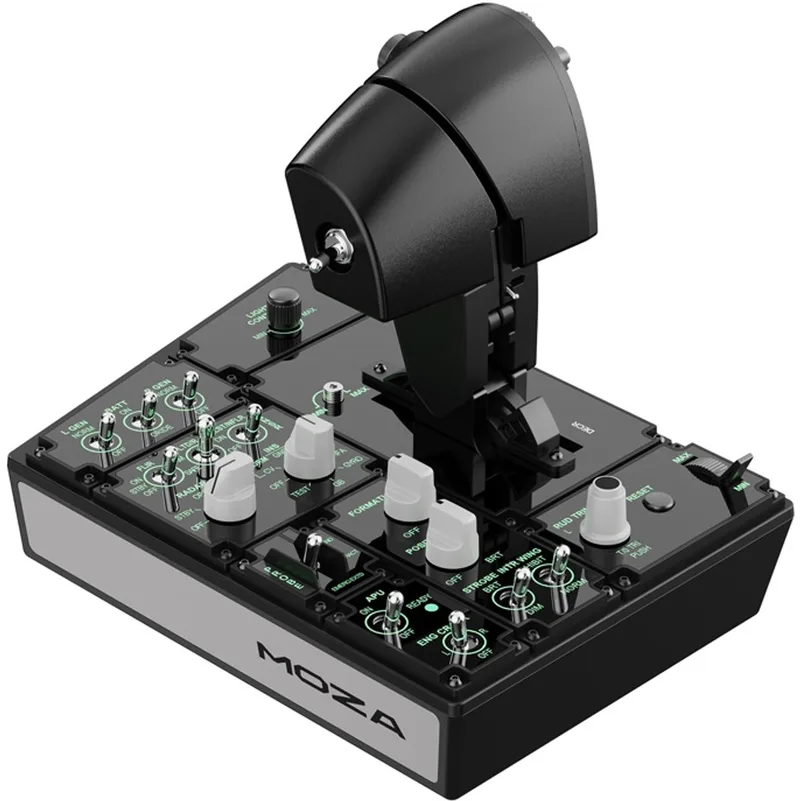 MTP Throttle Panel – Geavanceerde Joystick-gebaseerde Throttle met 27 Programmeerbare Knoppen en Haptische Feedback van Moza Racing – cover