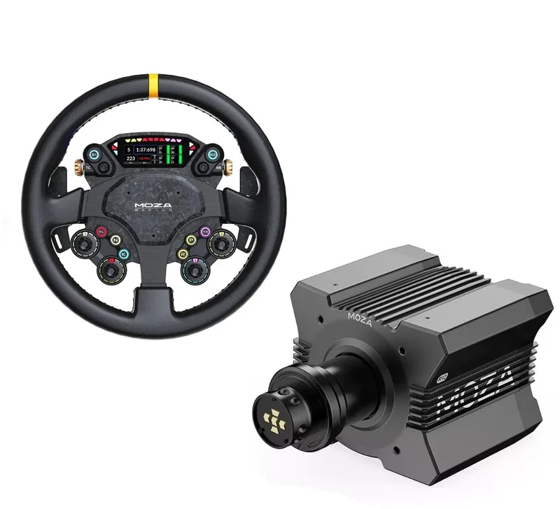 R12 V2 Direct Drive Wheelbase + MOZA CS Pro Stuur Bundle - 12 Nm Force Feedback - PC - Sim Racing van Moza Racing – cover