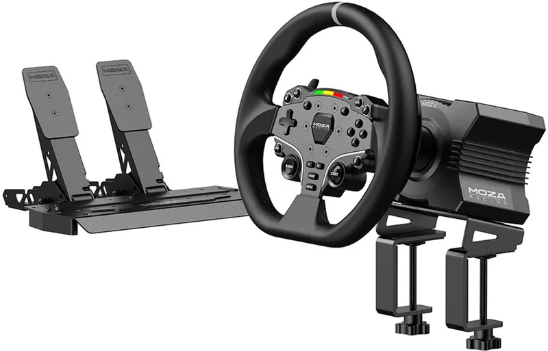 R5 Bundel - Direct Drive Wheel Base - ES Steering Wheel -SR-P Lite Pedals by Moza Racing – cover