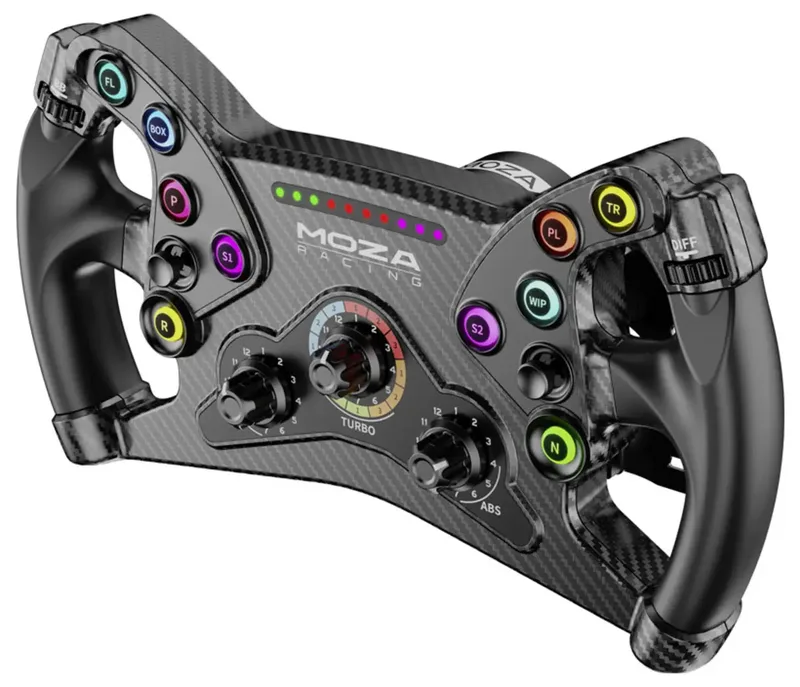 RS047 – PC stuurwiel – 300 mm – LED by Moza Racing, Transparent – cover 2 of 2