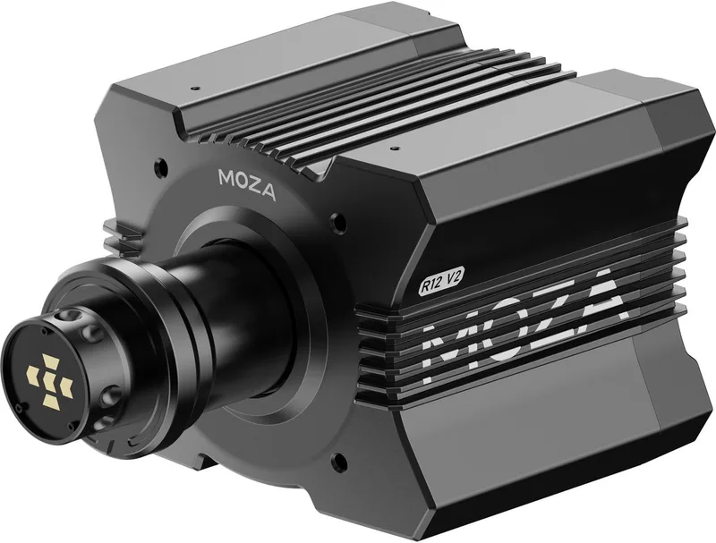 RS081 R12 V2 Wheel Base – 12Nm Direct Drive Sim Racing Basis - PC van Moza Racing, Zwart – cover