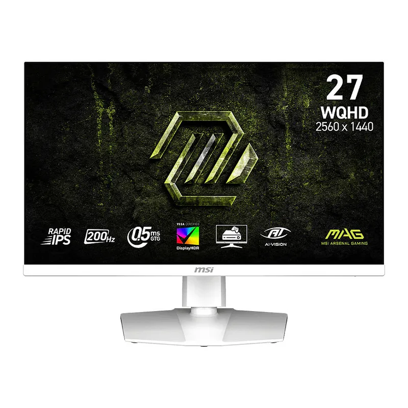 27""(68.6cm)TFT MSI MAG 274QRFWDE E20 White GAMING Flat retail by MSI – cover
