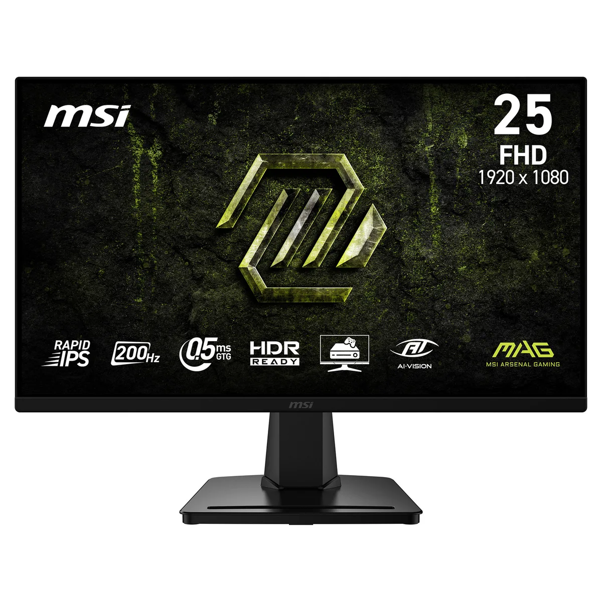 62,2 cm (24.5"") 1920 x 1080 Pixel MSI 9S6-3BC2CM-077 16:9 Full HD Rapid IPS 0,5 ms 200 Hz HDR DisplayPort HDMI VESA fra MSI – cover