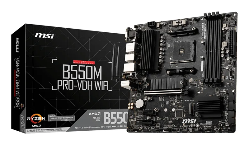 B550M PRO-VDH WIFI - Moederbord by MSI – cover