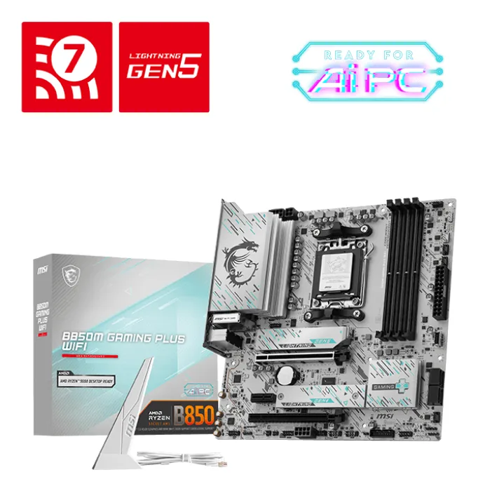 B850M GAMING PLUS WIFI - Moederbord by MSI – cover